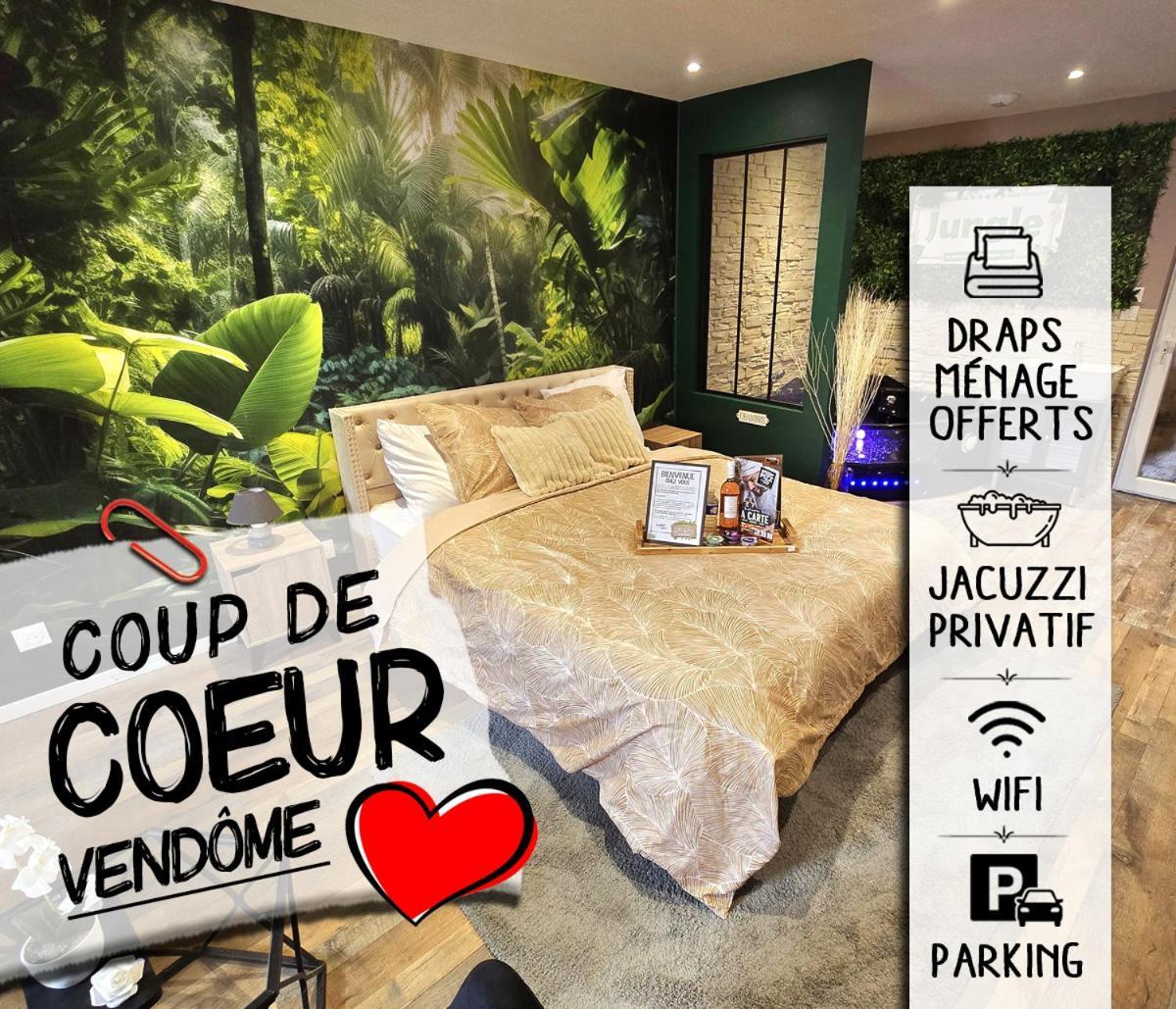 Appartement Chambre Cosy - Jacuzzi - Little Room Vendome Ngoại thất bức ảnh